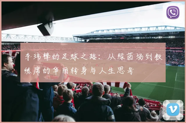 李玮锋的足球之路：从绿茵场到教练席的华丽转身与人生思考